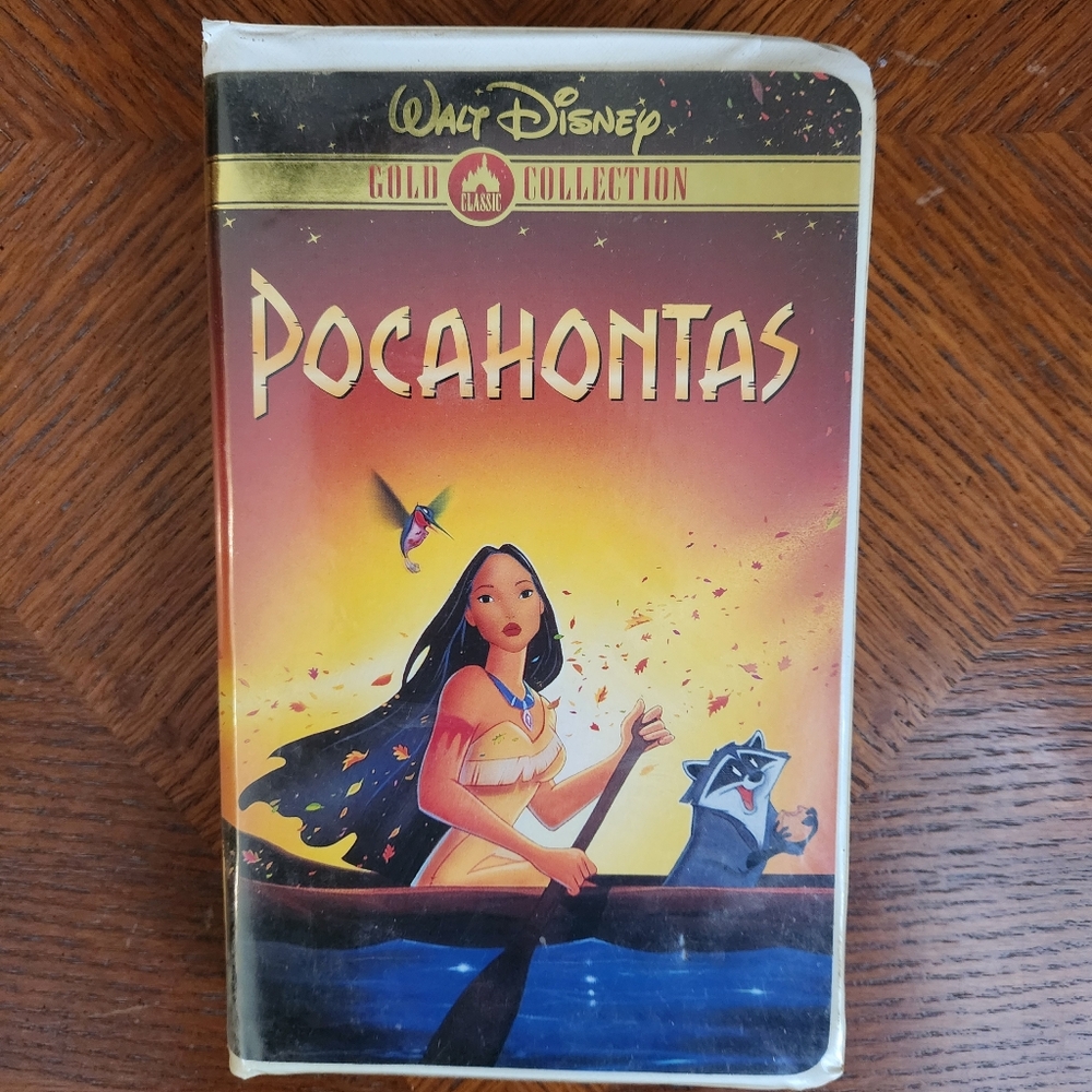 WALT DISNEY'S POCAHONTAS GOLD CLASSIC COLLECTION VHS, 1995